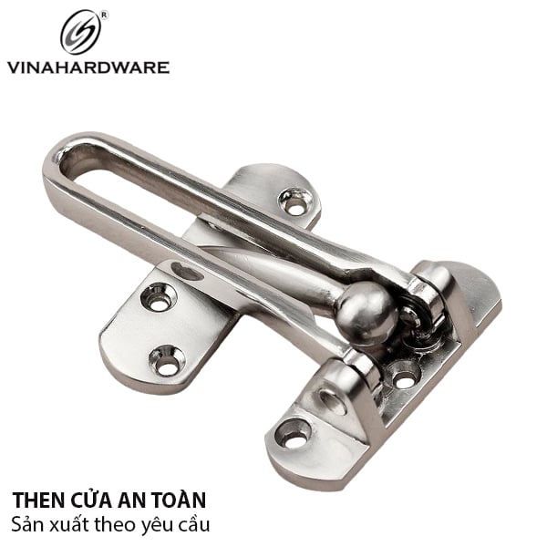Chốt cửa an toàn màu trắng Vinahardware