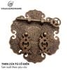 Khóa cửa tủ đồng thau cổ điển Vinahardware CBL7434