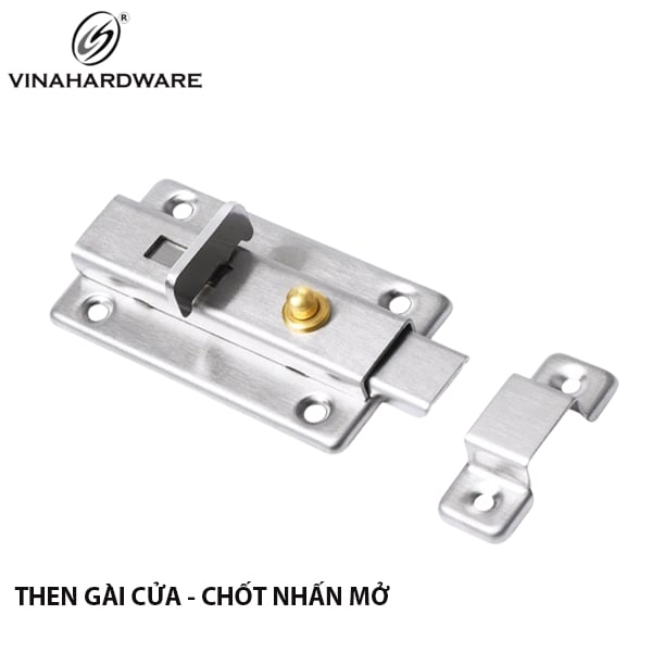 Chốt nhấn inox 201 size 80mm Vinahardware DB10391801