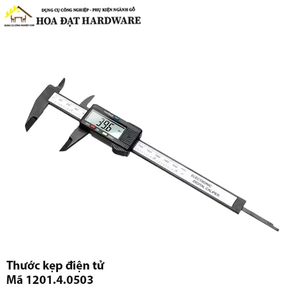 Thước kẹp điện tử Vinahardware loại 150mm, màu đen