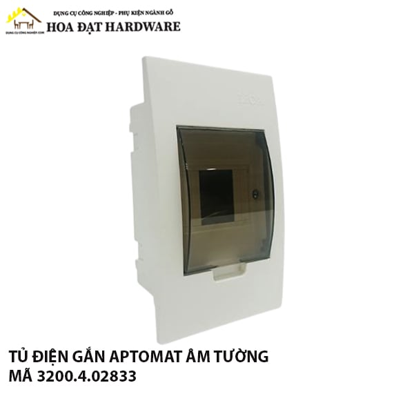 Tủ Điện Âm Tường Đế Nhựa 2–4 Aptomat – Mã 3200.4.02833
