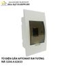 Tủ Điện Âm Tường Đế Nhựa 2–4 Aptomat – Mã 3200.4.02833