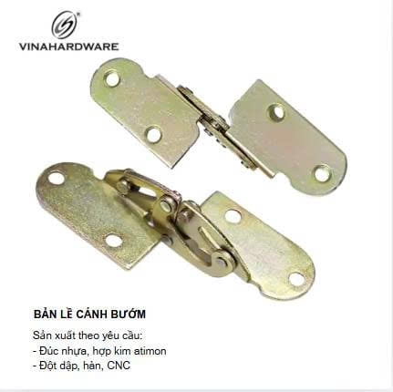 Bản lề cánh bướm bảy màu số 18, H832C1 Vinahardware - H832C1