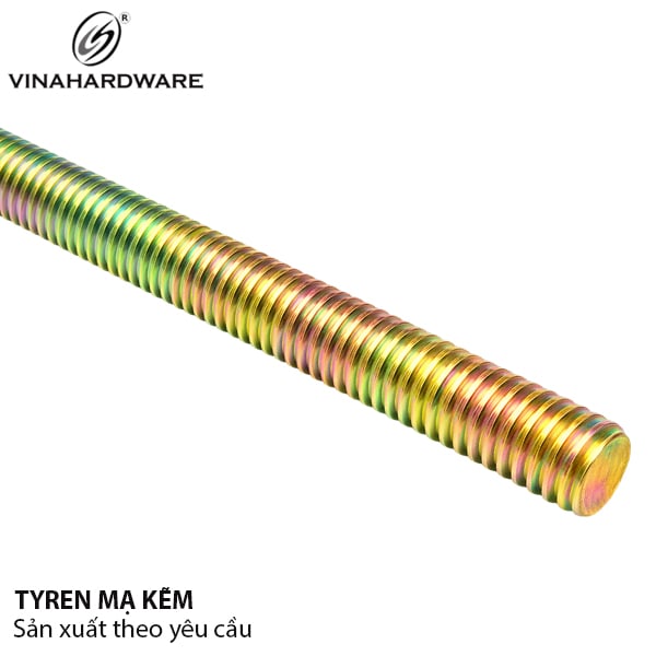 Ty ren Vinahardware loại  M6x60mm, bảy màu - VNH0660