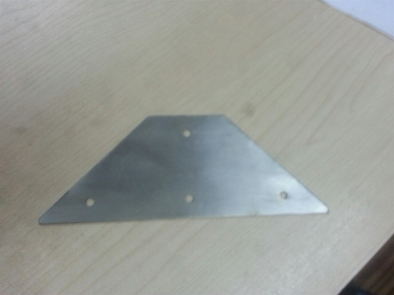 Pat ( Bas) sắt 165723 (145*40.7*2)mm, xi màu kẽm - VNH002418