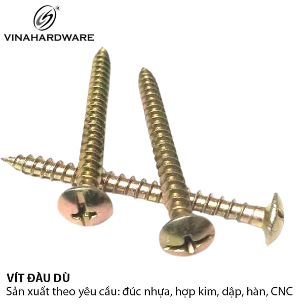 Vít đầu dù ren nhuyễn, bảy màu 4x50 SC450YN
