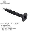 Vít gỗ đầu bằng ren nhuyễn Vinahardware loại M3.5, màu đen-ZS3535B1