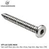 Vít gỗ lục giác chìm M7, inox 304 Vinahardware - VGLGC760IN