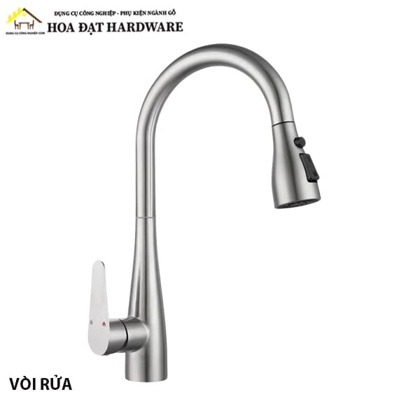 Vòi nước Inox 304 có dây rút - 4200.4.98119