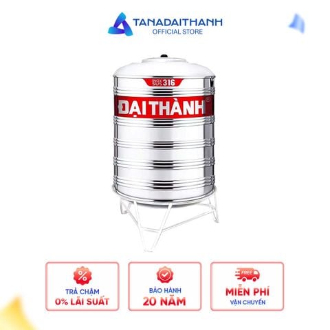 Bồn inox Đại Thành Vigo 1.000L Đứng - SUS 316