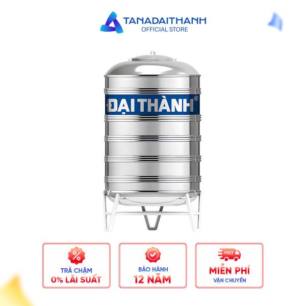 Bồn nước inox 3000L Đứng - SUS 304