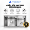 Chậu rửa inox 2 hố cao cấp Rossi RL320HL