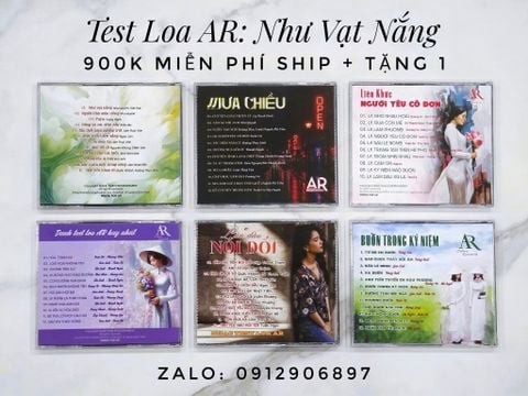  COMBO 6 ĐĨA TEST LOA 
