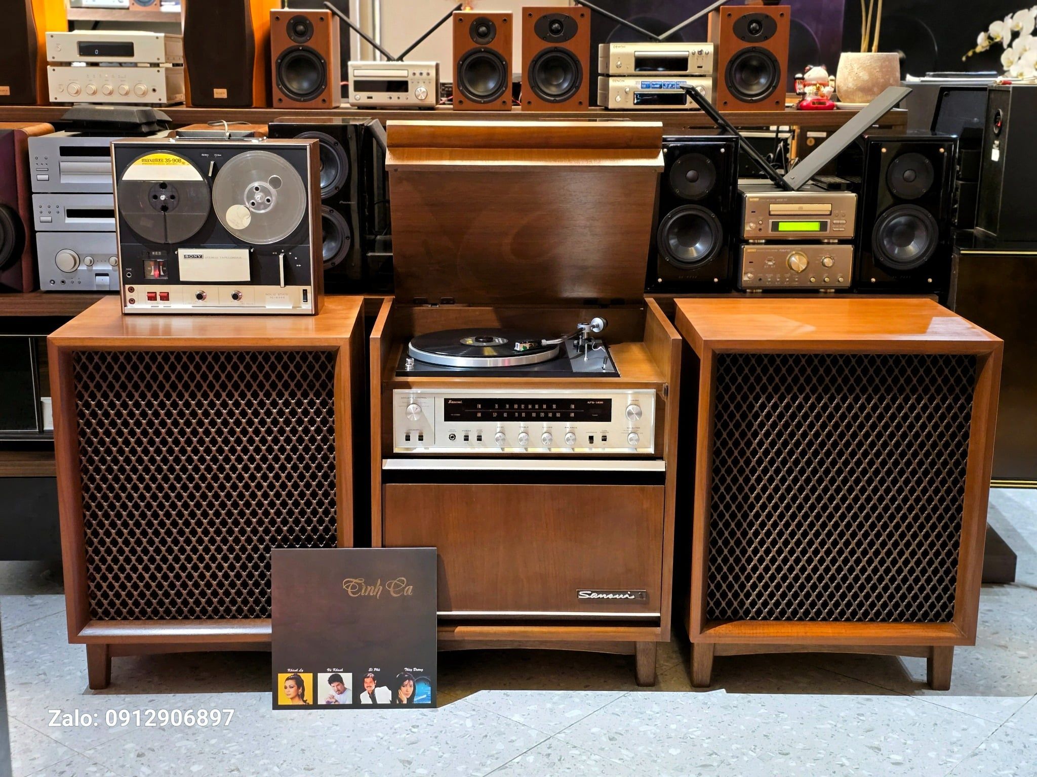 TỦ ĐĨA THAN NHẬT: SANSUI APS 1400 