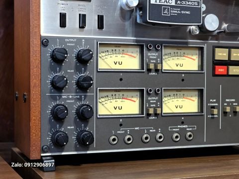  ĐẦU CỐI NHẬT: TEAC A 3340S - HUYỀN THOẠI 4 VÚ TÁI XUẤT 