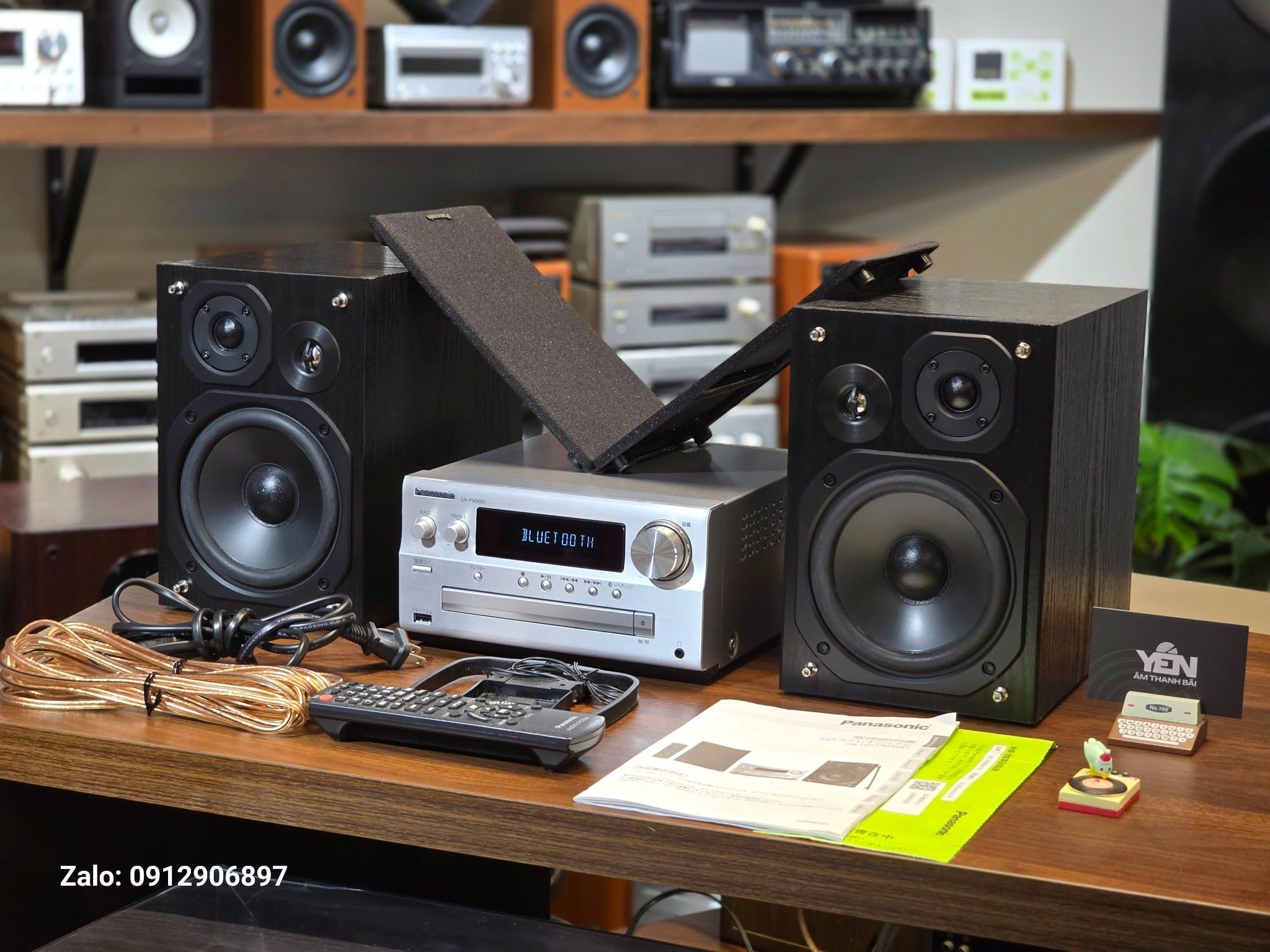 DÀN MINI: PANASONIC PMX90 BASS GẤU NHẤT THỜI ĐIỂM HIỆN TẠI