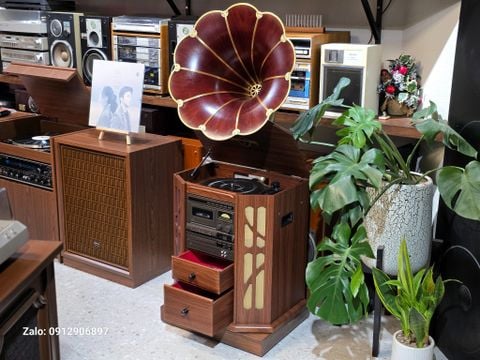  TỦ CỔ LOA KÈN COLUMBIA GP70 ĐỜI CUỐI ĐÁNG CHƠI 