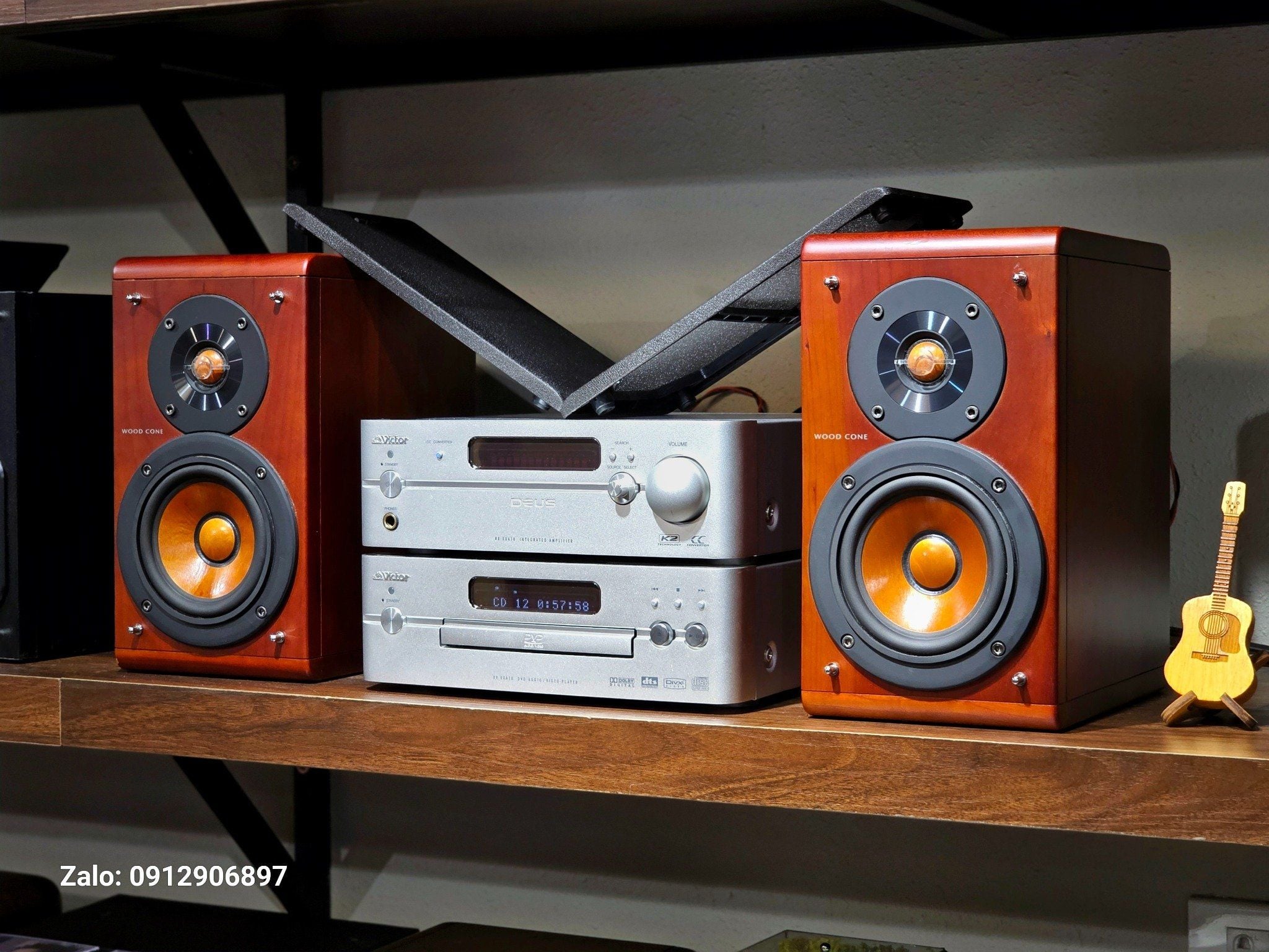 DÀN TRUNG: VICTOR EX A10 LOA MÀNG GỖ ANH ĐÀO TẨM RƯỢU SAKE