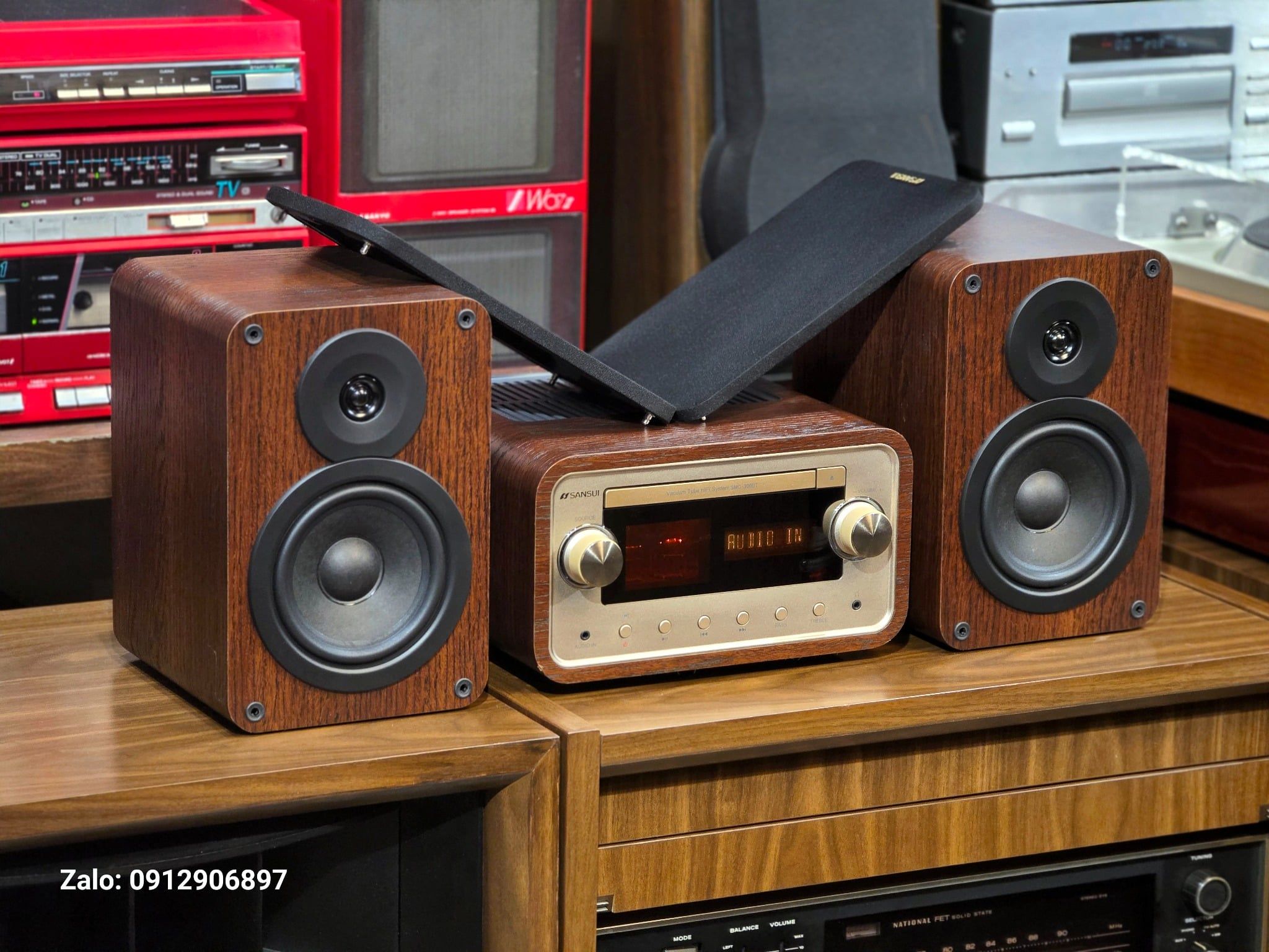 DÀN MINI: SANSUI SMC 300BT AMPLI BÓNG ĐÈN CHƠI ACOUSTIC CỰC PHÊ