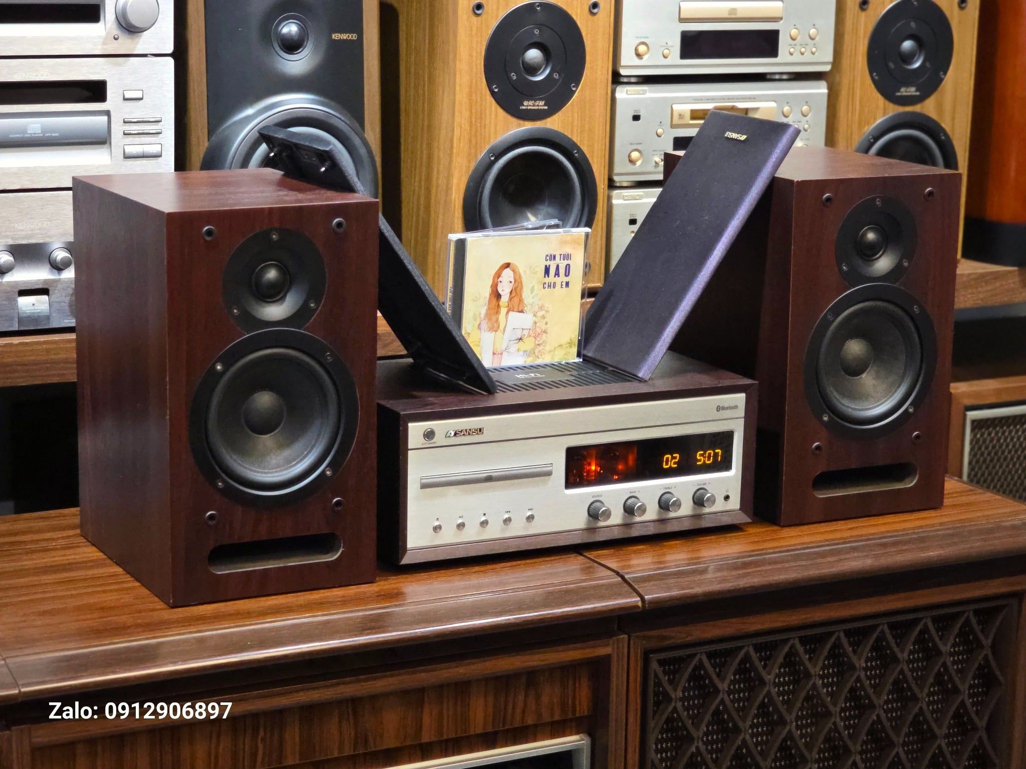 Dàn Nhật: SANSUI SMC 500BT - Trùm cuối dòng ampli bóng đèn – Dàn