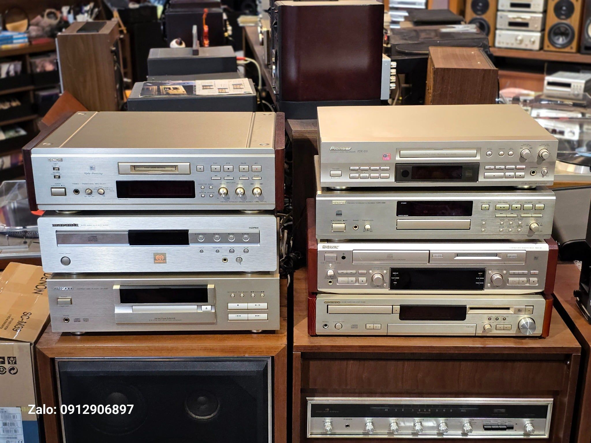 ĐẦU CD KIÊM GIẢI MÃ DAC: PIONEER, DENON, MARANTZ, SONY, KENWOOD