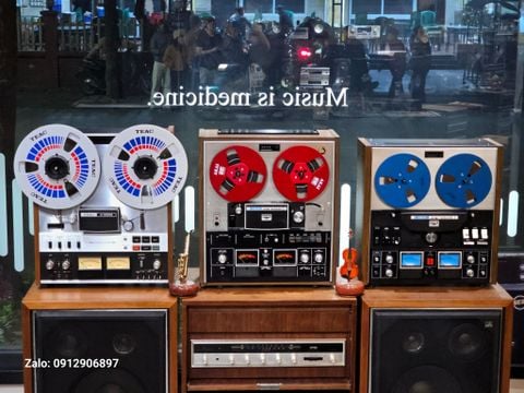  BỘ 3 BĂNG CỐI HUYỀN THOẠI: TEAC A 6300, AKAI GX 370D VÀ 260D 
