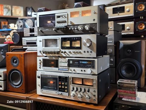  ĐẦU TAPE NHẬT: PIONEER, TEAC, DENON, TECHNICS TRANH TÀI 