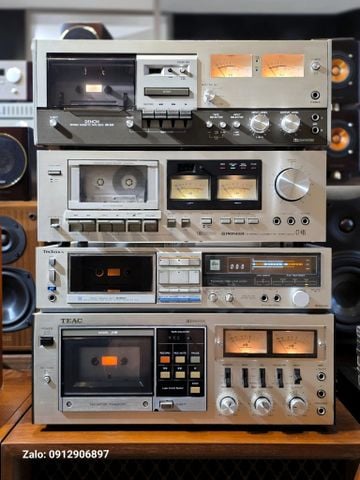  ĐẦU TAPE NHẬT: PIONEER, TEAC, DENON, TECHNICS TRANH TÀI 