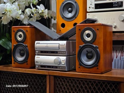  DÀN MINI NHẬT: VICTOR RX EX7 LOA GỖ ANH ĐÀO 