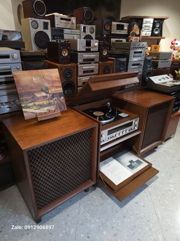  TỦ ĐÀI ĐĨA THAN: SANSUI APS 1200 - NÉT ĐẸP CỔ KÍNH 