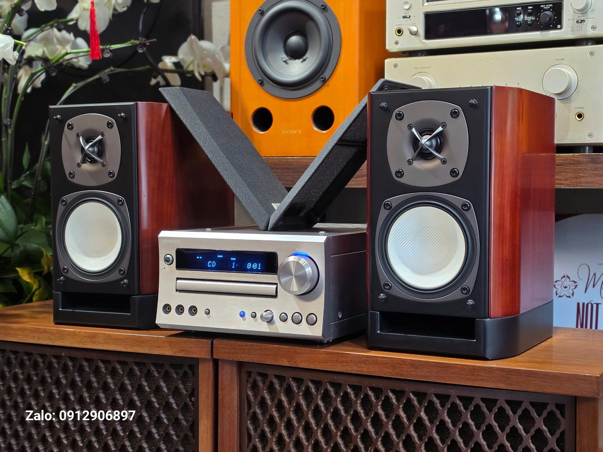 DÀN MINI NHẬT: ONKYO CR D1LTD TIẾNG 