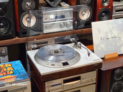  MÂM THAN NHẬT: DENON DP 2000 MẶT ĐÁ, ĐẾ BỌC DA LỘN 