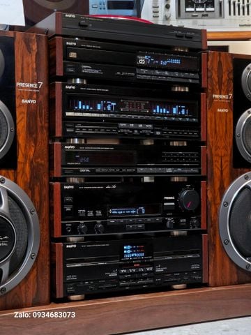  DÀN ĐẠI: SANYO N7 PRESENCE LOA BASS ÚP NGƯỢC 