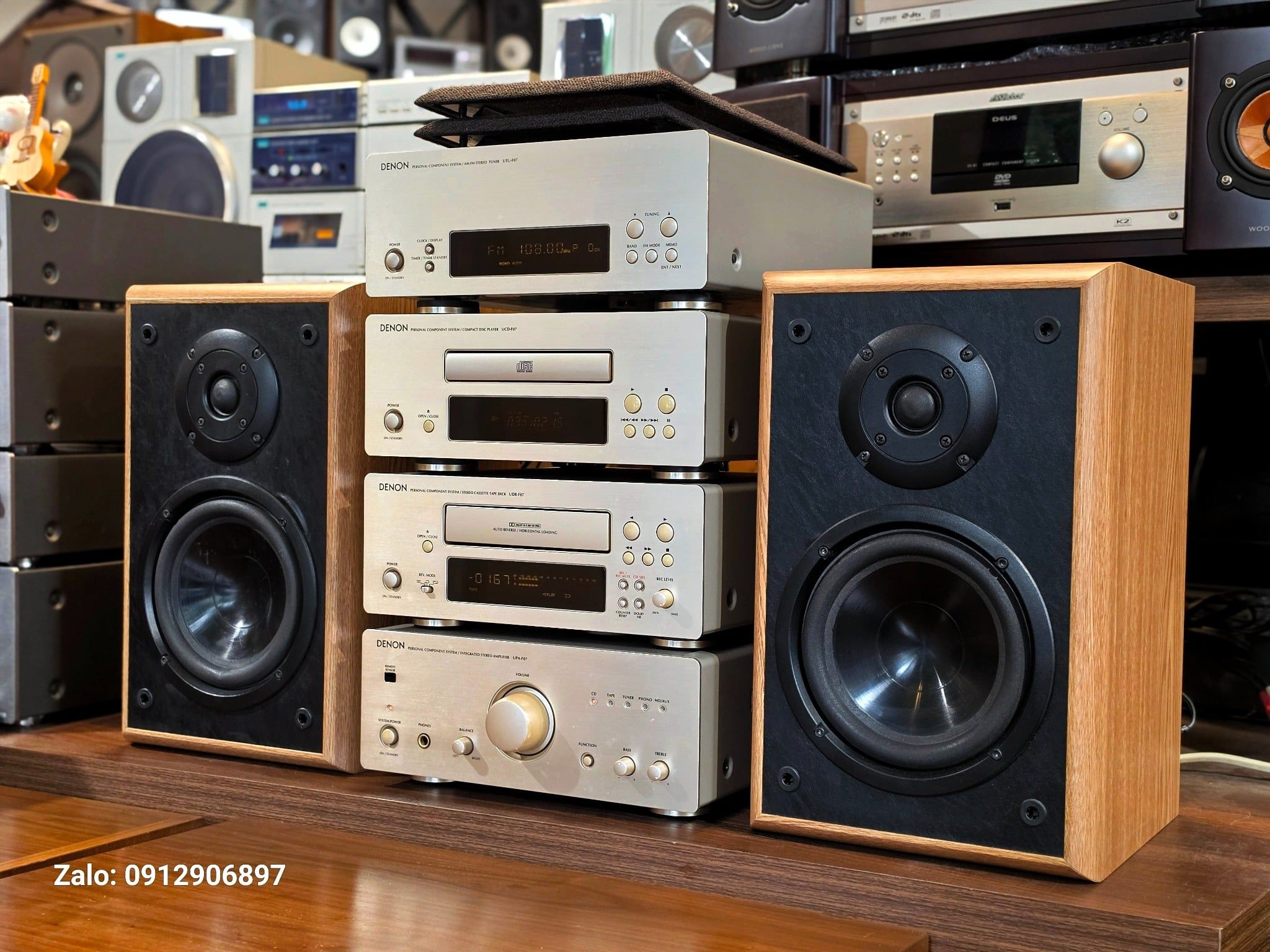 DÀN TRUNG: DENON F07 CHẤT ÂM NHẸ NHÀNG TINH TẾ