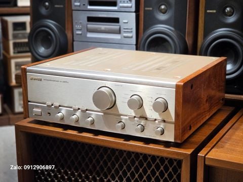  AMPLI NHẬT: SANSUI AU 607KX VÀNG CHANH SANG CHẢNH 