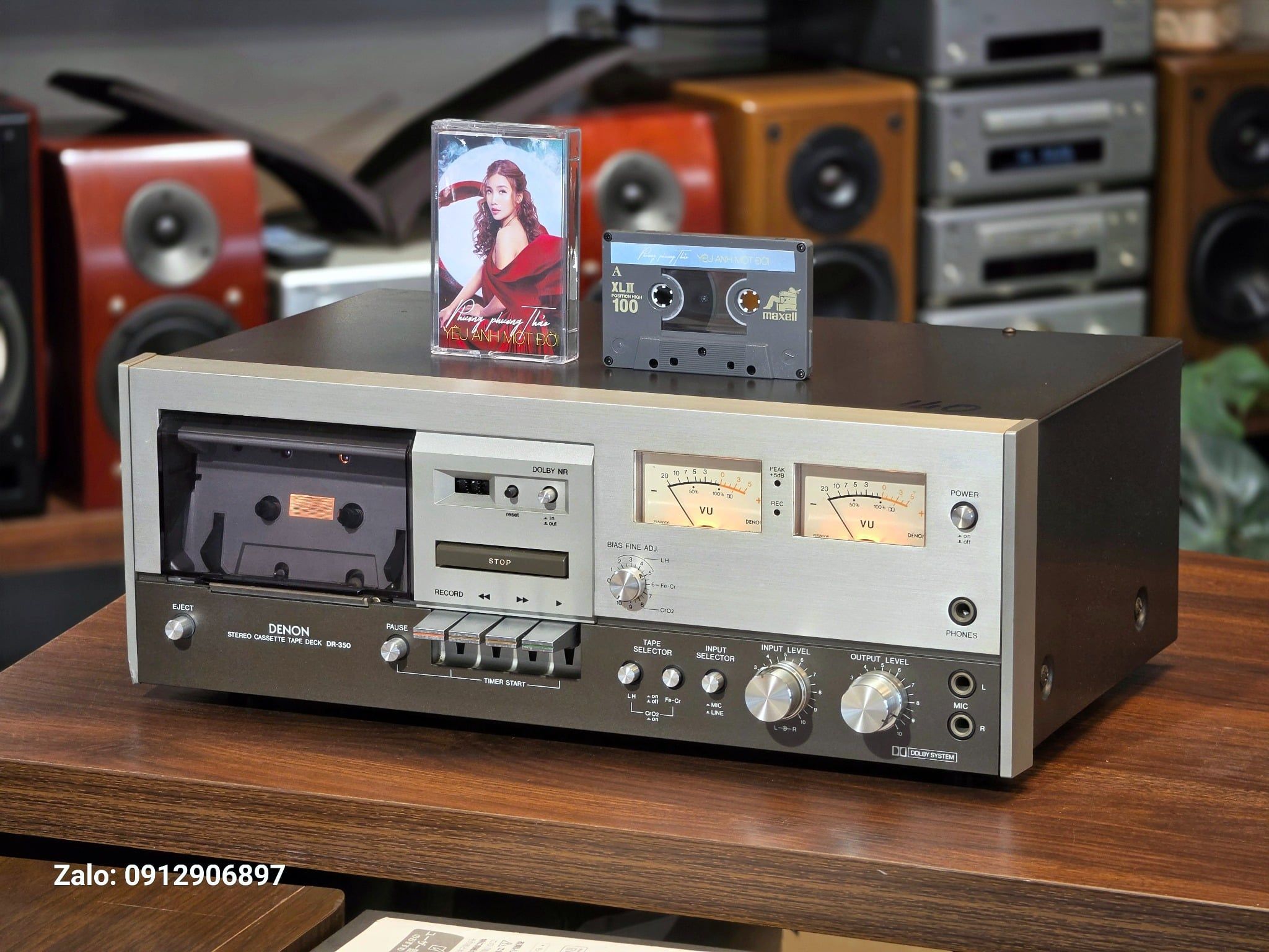 ĐẦU CASSETTE NHẬT: DENON DR 350 ĐẸP VÀ HIẾM