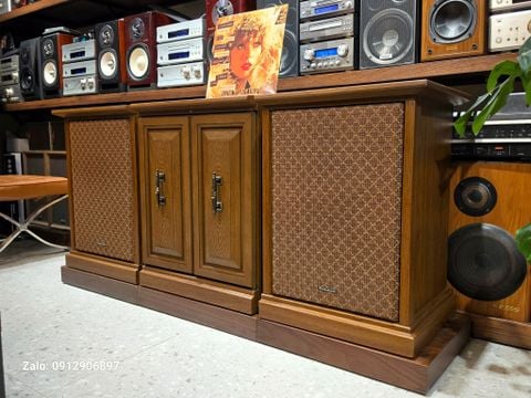  TỦ ĐĨA THAN NHẬT: TECHNICS SC 6300 - VẺ ĐẸP HOÀI CỔ CHO PHÒNG KHÁCH CÓ GU 