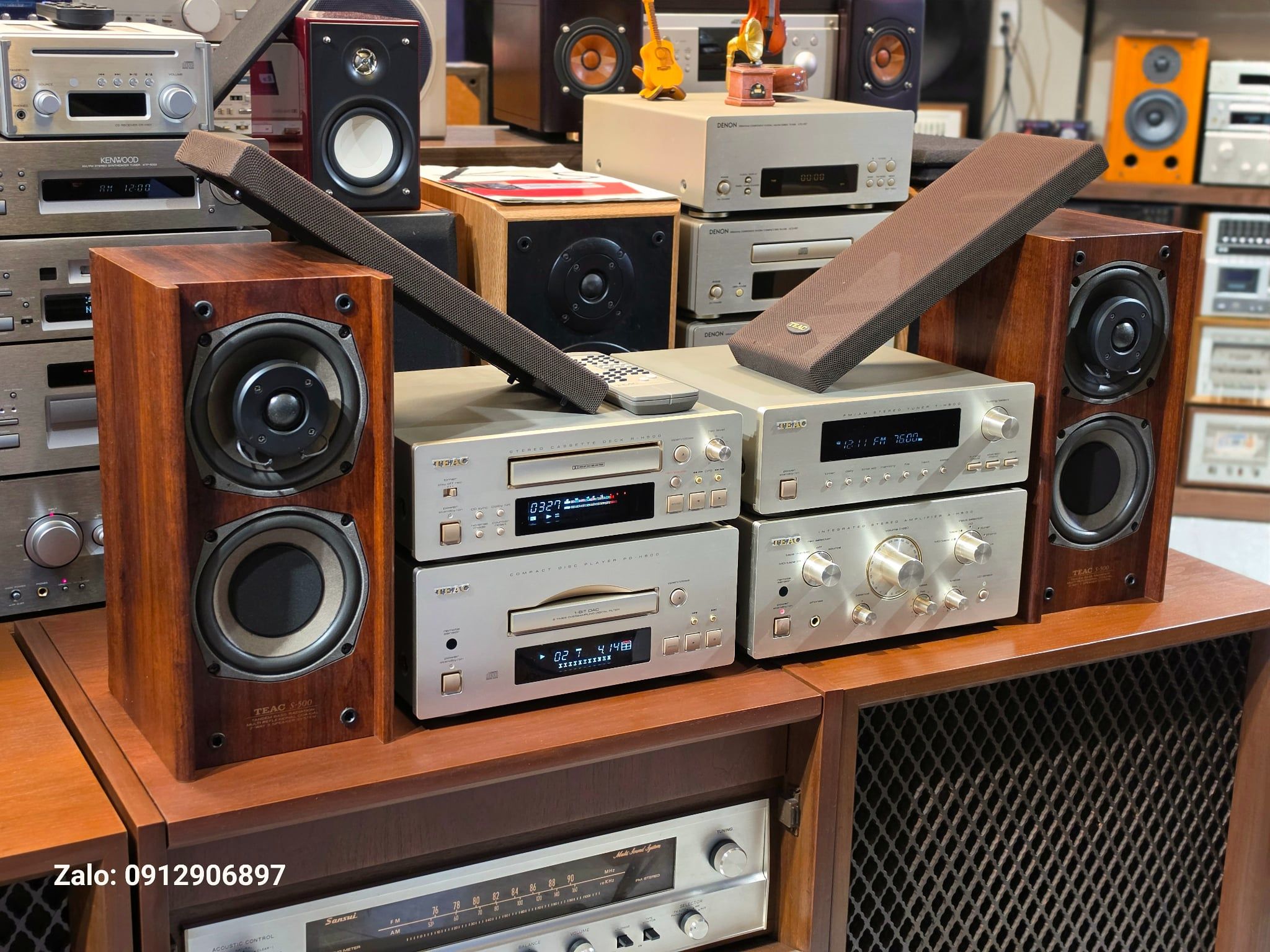 DÀN TRUNG: TEAC H500 LOA ĐỒNG TRỤC CỰC CHẤT
