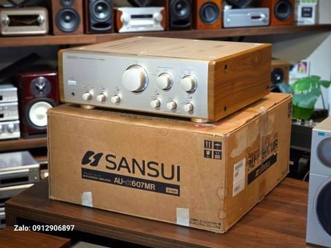  AMPLI NHẬT: SANSUI AU 607MR CHUYÊN TRỊ LOA KHÓ TÍNH 