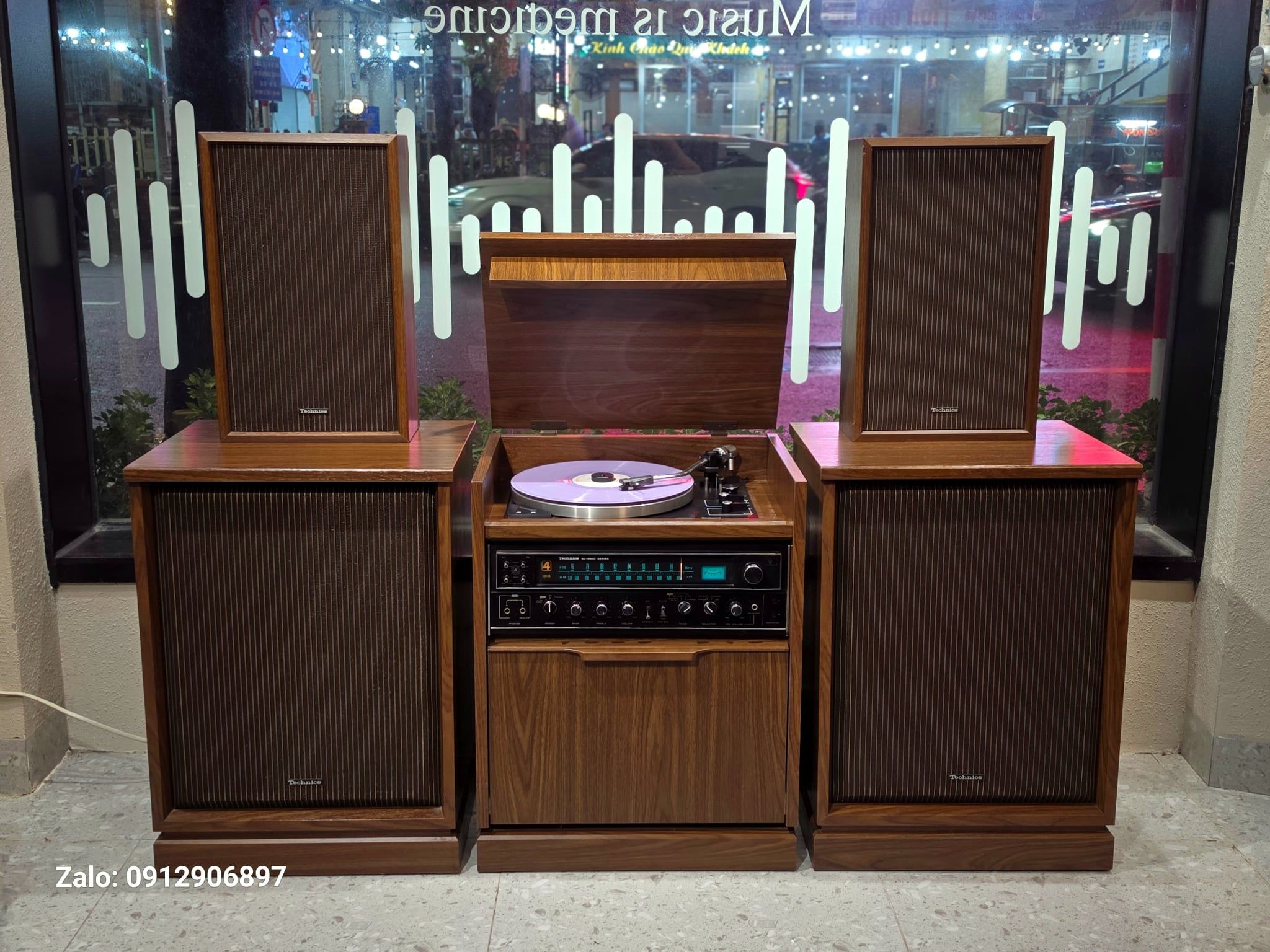 TỦ ĐÀI ĐĨA THAN: TECHNICS SC 8500 DX/CU 