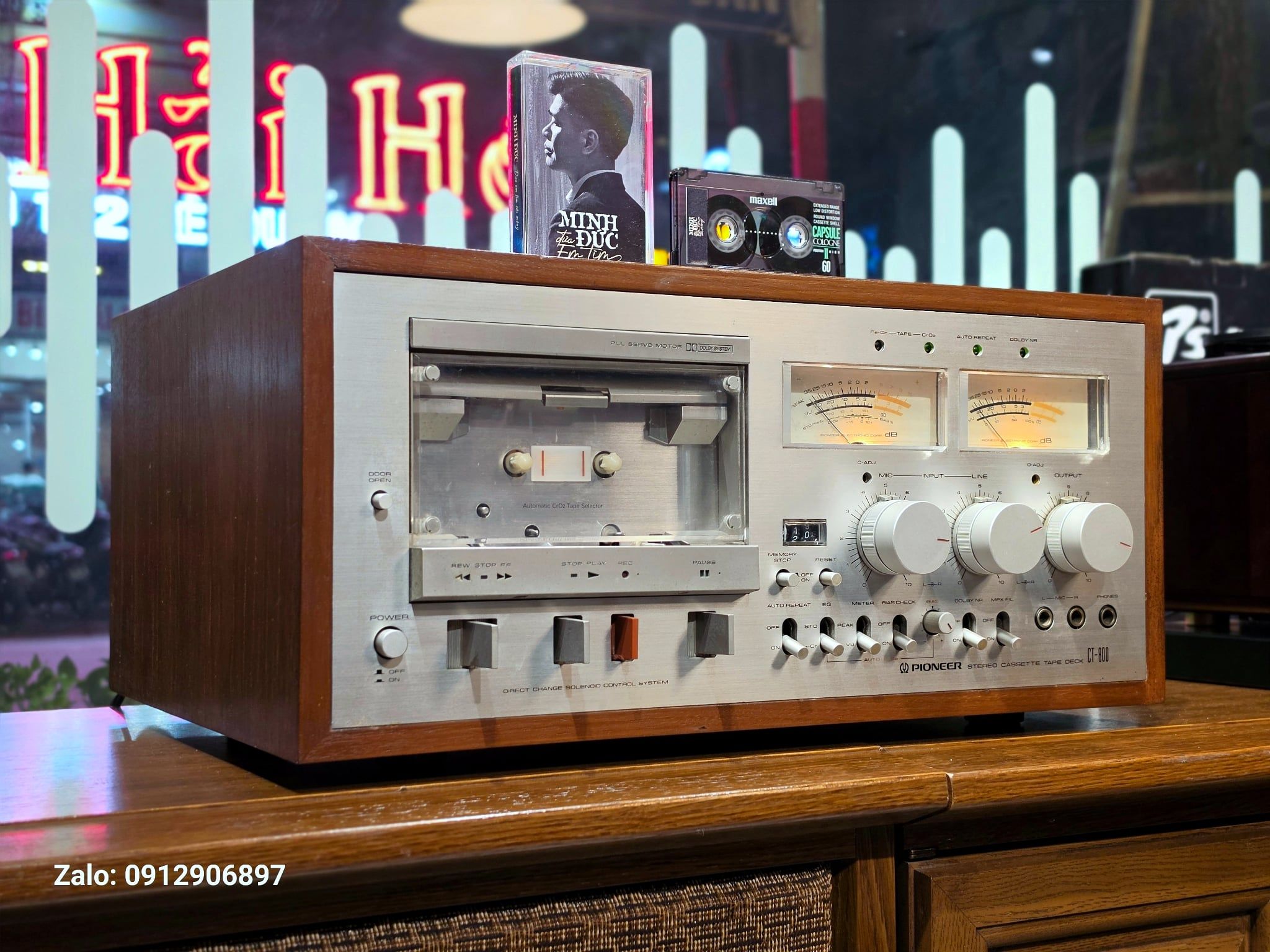 ĐẦU CASSETTE NHẬT: PIONEER CT 800 TIẾNG RẤT GẤU