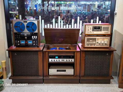  TỦ ĐÀI ĐĨA THAN: KENWOOD TRIO IDS 505 
