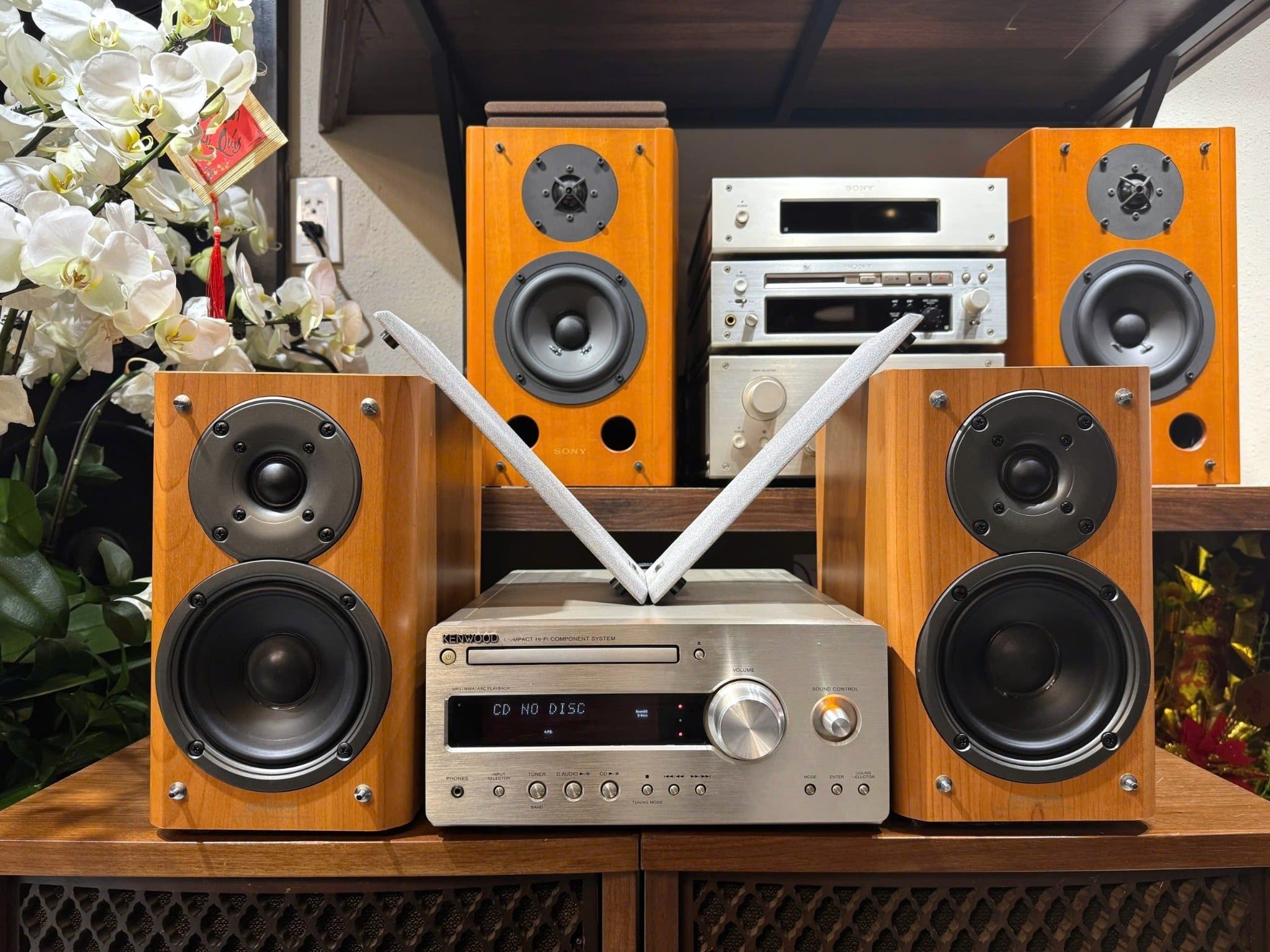 DÀN MINI: KENWOOD K711 GIÁ RẺ BASS SIÊU KHOẺ