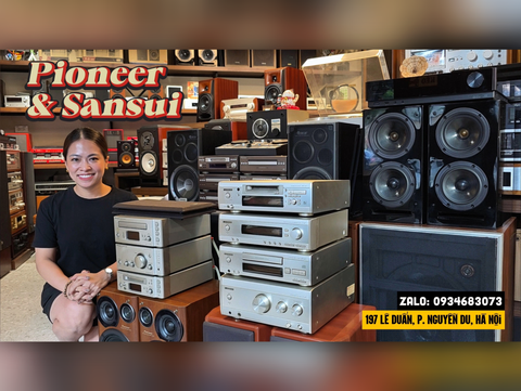  DÀN TRUNG PIONEER VÀ SANSUI ĐỔ BỘ: SANSUI ALPHA 9, PIONEER Z9 - N901 - R99 