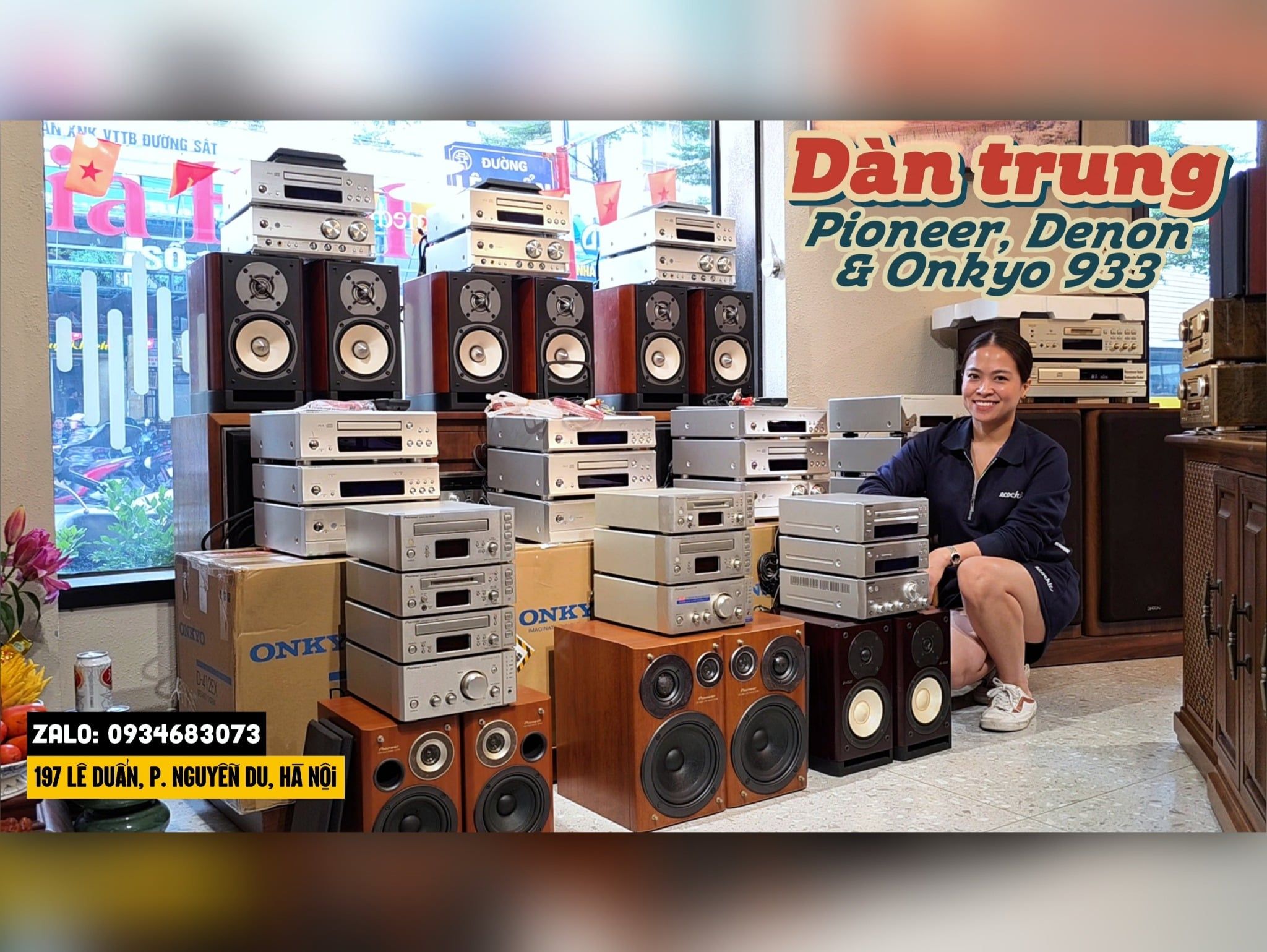 CHUYẾN HÀNG CUỐI NĂM: DÀN TRUNG ONKYO 933, PIONEER N901, ONKYO 905FX, DENON F07