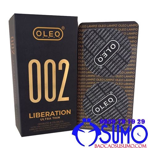 Bao cao su OleoLampo 002 ultrathin sieu mong tron truyen thong chinh hang