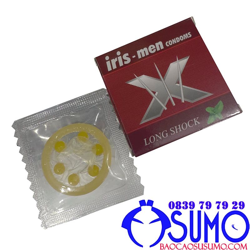 Bao cao su Iris-men X 6 bi nhỏ mẫu mới
