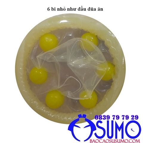  Bao cao su Iris-men X 6 bi nhỏ mẫu mới 