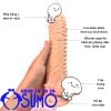 Dương vật giả Yeain Enduro Blaster 9.5inch siêu to màu da có gai và đế hít không rung dành cho nữ
