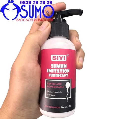 Gel tinh trung sieu tron Siyi Semen heat sensation 120ml am ap danh cho cua sau 